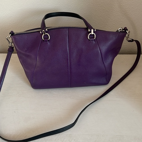 Purple Coach purse - Picture 2 of 4